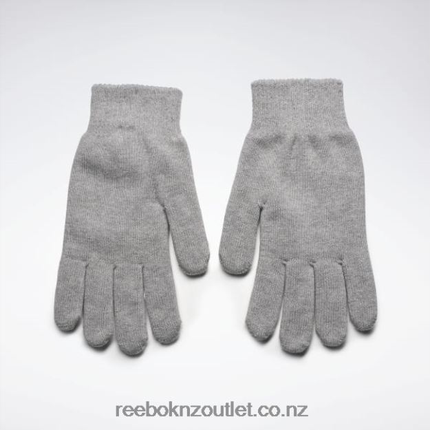 Medium Grey Heather 2B46261020 Sports Essentials Logo Gloves Reebok