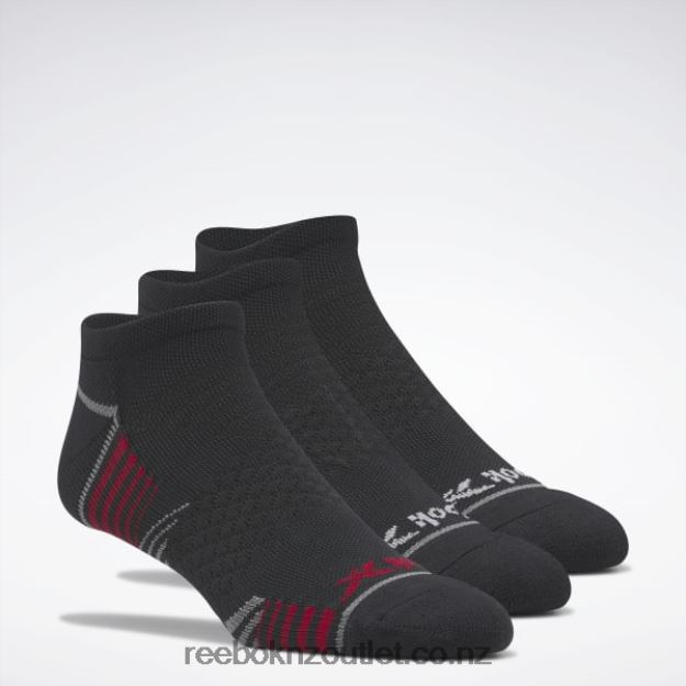 Multi 2B46261368 Performance Nylon Low Cut Socks 3 Pairs Reebok