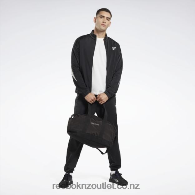 Night Black/White 2B4626348 Identity Vector Knit Track Jacket Reebok