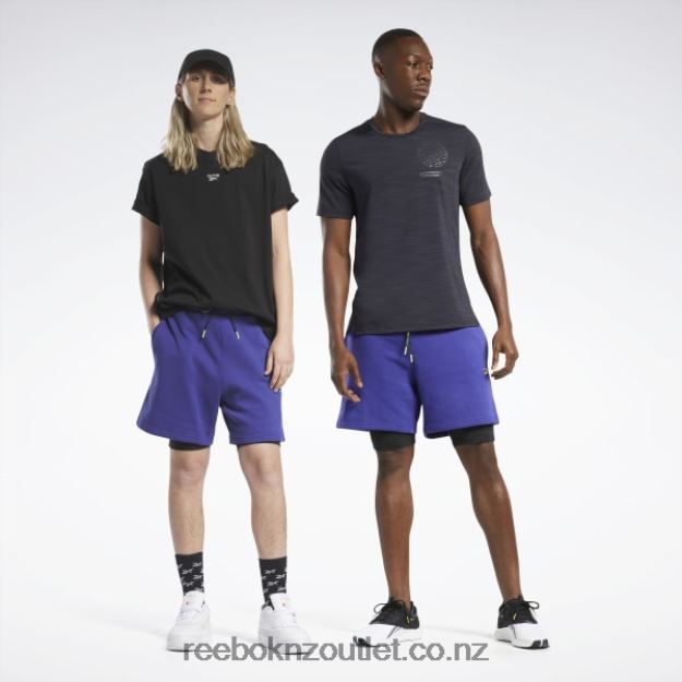 Bold Purple 2B4626678 Les Mills 2-in-1 Shorts Reebok