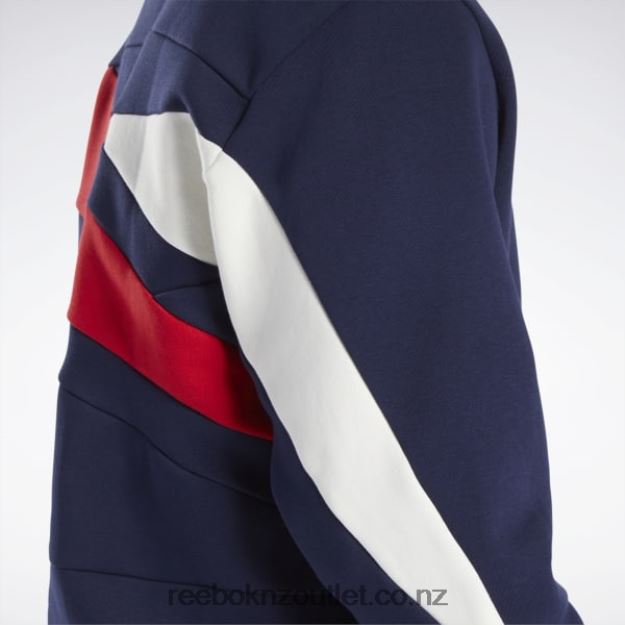 Vector Navy 2B4626716 Classics Brand Proud Crew Sweatshirt Reebok