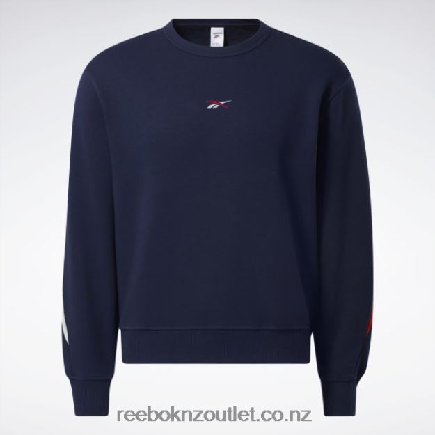 Vector Navy 2B4626716 Classics Brand Proud Crew Sweatshirt Reebok