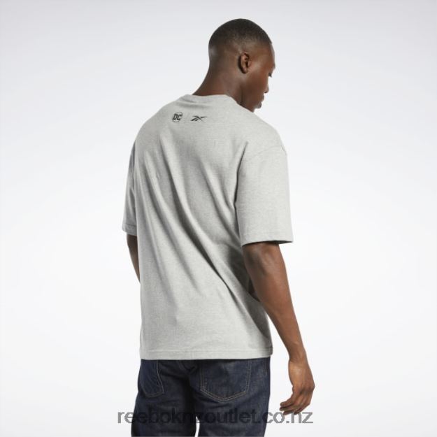 Medium Grey Heather 2B4626396 DC x Face-Off T-Shirt Reebok