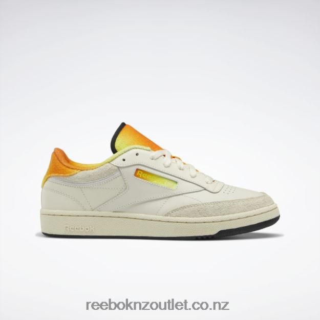 Alabaster/Citron/Trek Gold 2B4626166 Smiley Club C 85 Shoes Reebok
