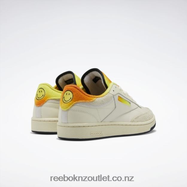 Alabaster/Citron/Trek Gold 2B4626166 Smiley Club C 85 Shoes Reebok
