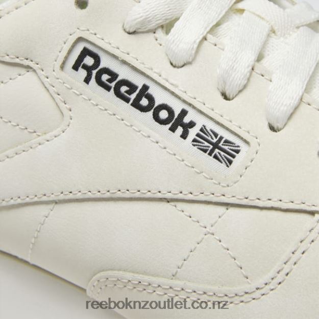 Alabaster/Soft Ecru/Core Black 2B462677 Classic Leather Shoes Reebok