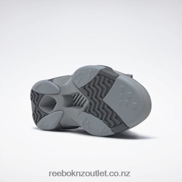 Alloy/Brave Blue/Rich Magma 2B462629 DC Shaq Attaq Basketball Shoes Reebok