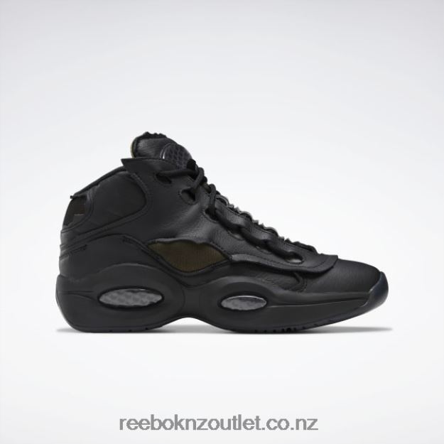 Black/Ftwr White 2B4626134 Maison Margiela Question Mid Memory Of Basketball Shoes Reebok