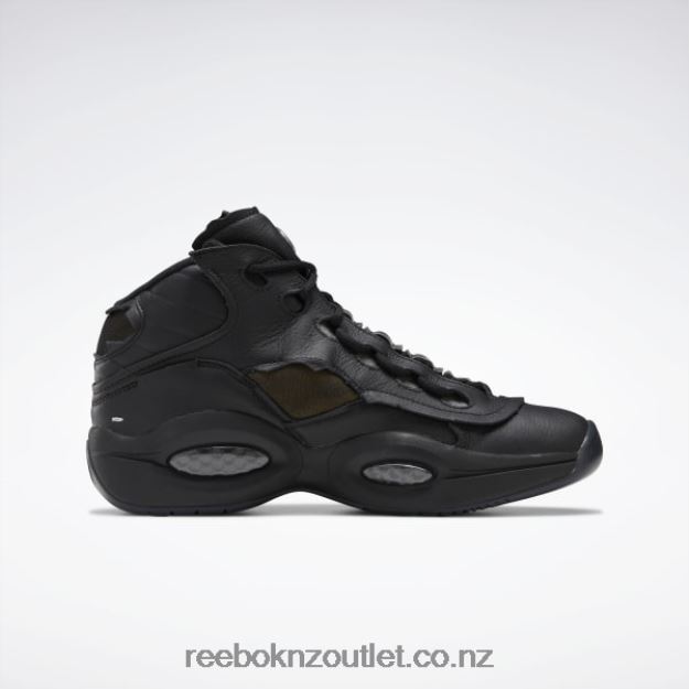 Black/Ftwr White 2B4626134 Maison Margiela Question Mid Memory Of Basketball Shoes Reebok