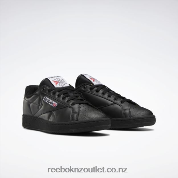 Black/Vector Red 2B4626343 Club C Grounds Shoes Reebok