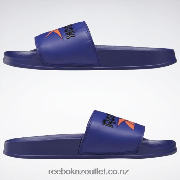 Bold Purple/Orange Flare/Core Black 2B4626399 Classic Slide Reebok