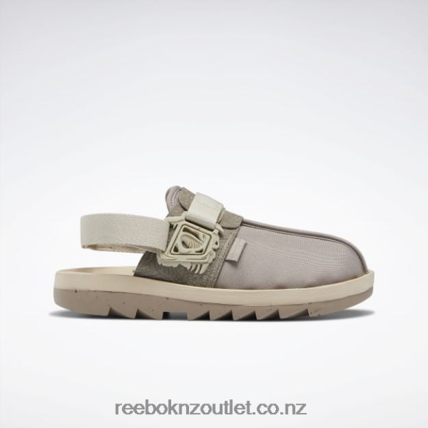 Boulder Grey/Parchment/Oatmeal 2B4626245 Jurassic World Beatnik Slides Reebok