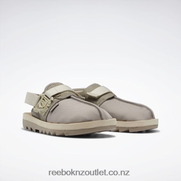 Boulder Grey/Parchment/Oatmeal 2B4626245 Jurassic World Beatnik Slides Reebok