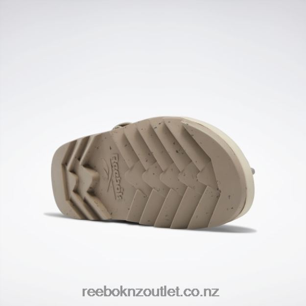 Boulder Grey/Parchment/Oatmeal 2B4626245 Jurassic World Beatnik Slides Reebok