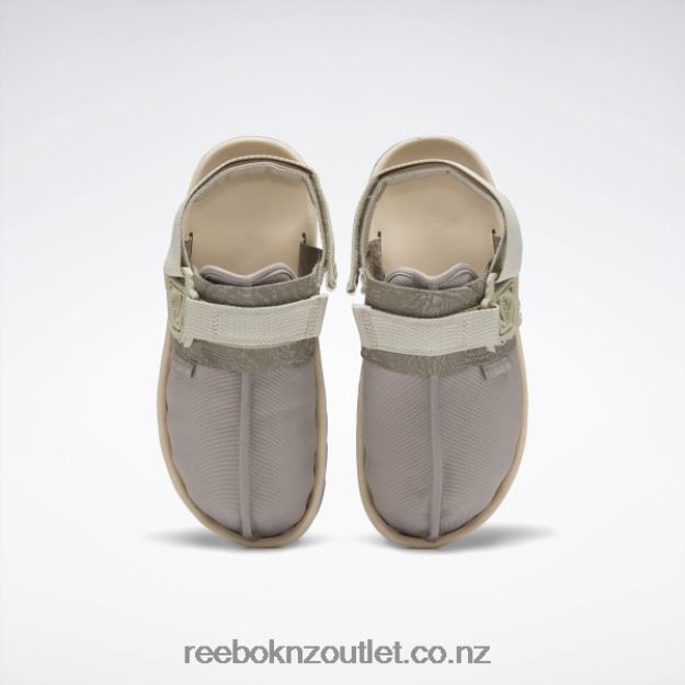 Boulder Grey/Parchment/Oatmeal 2B4626245 Jurassic World Beatnik Slides Reebok