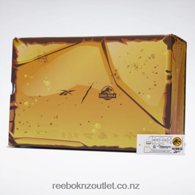 Boulder Grey/Parchment/Oatmeal 2B4626245 Jurassic World Beatnik Slides Reebok