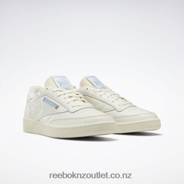 Chalk/Alabaster/Essential Blue 2B462616 Club C 85 Vintage Shoes Reebok