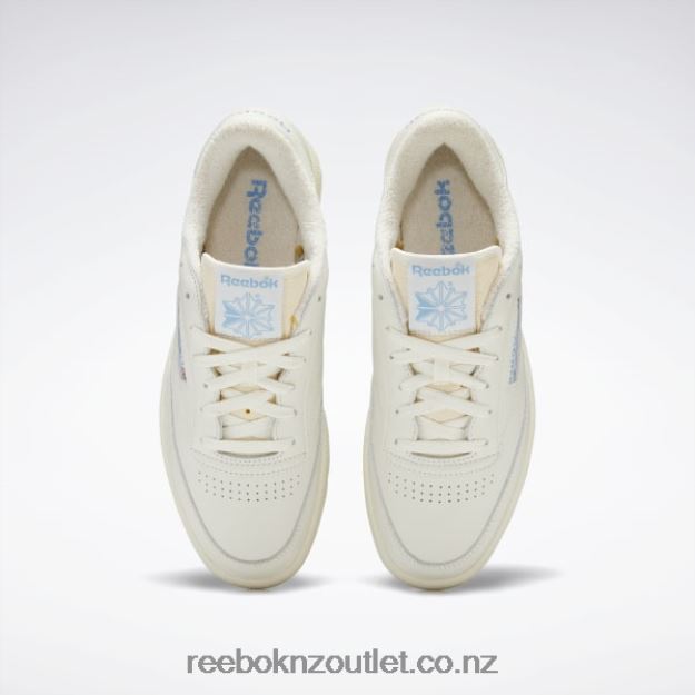 Chalk/Alabaster/Essential Blue 2B462616 Club C 85 Vintage Shoes Reebok