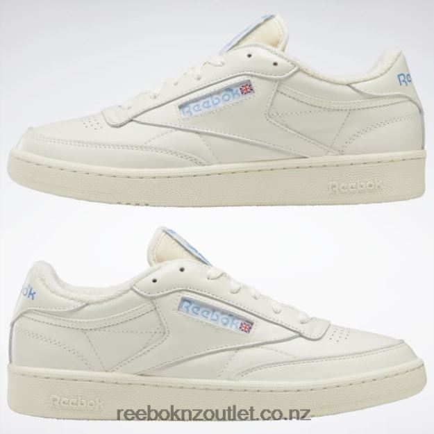 Chalk/Alabaster/Essential Blue 2B462616 Club C 85 Vintage Shoes Reebok
