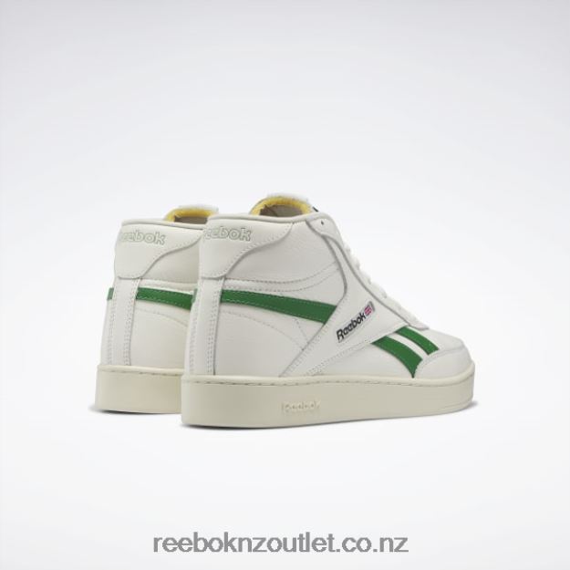 Chalk/Alabaster/Glen Green 2B4626269 Club C 85 Form Hi Shoes Reebok