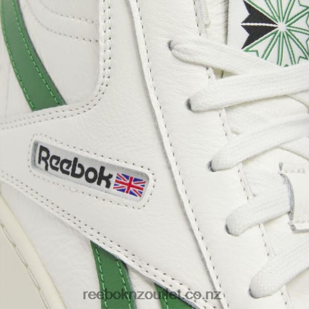 Chalk/Alabaster/Glen Green 2B4626269 Club C 85 Form Hi Shoes Reebok