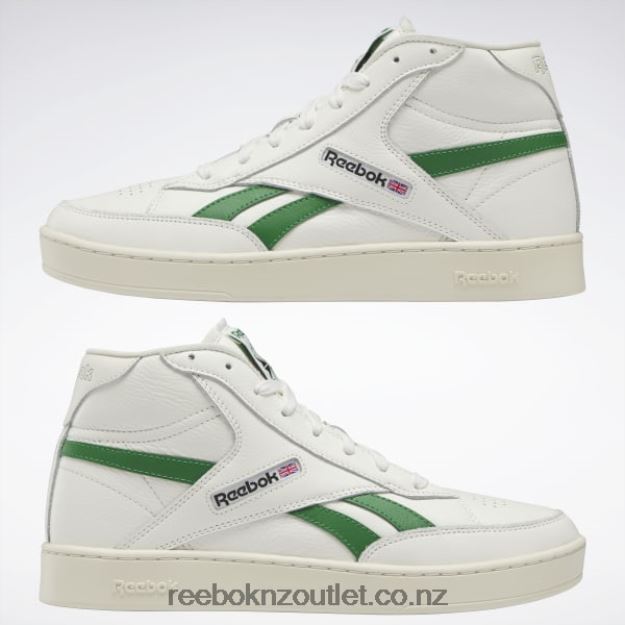 Chalk/Alabaster/Glen Green 2B4626269 Club C 85 Form Hi Shoes Reebok