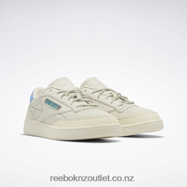 Chalk/Alabaster/Glen Green 2B4626326 Club C 85 Shoes Reebok