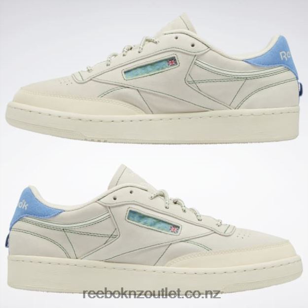 Chalk/Alabaster/Glen Green 2B4626326 Club C 85 Shoes Reebok