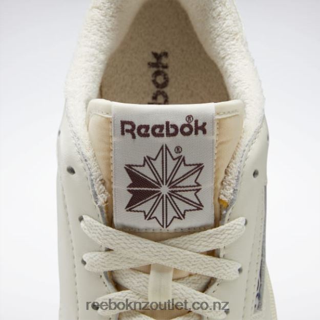 Chalk/Alabaster/Maroon 2B462615 Club C 85 Vintage Shoes Reebok