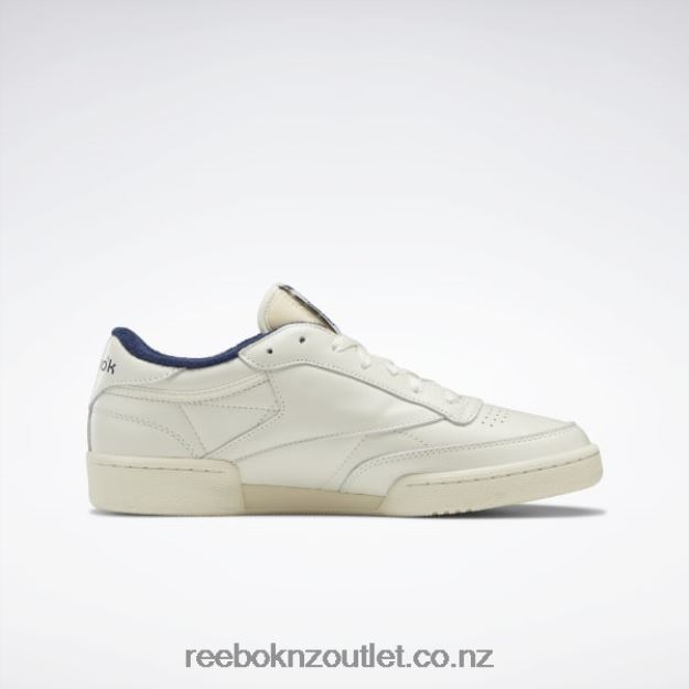 Chalk/Alabaster/Vector Navy 2B462612 Club C 85 Vintage Shoes Reebok