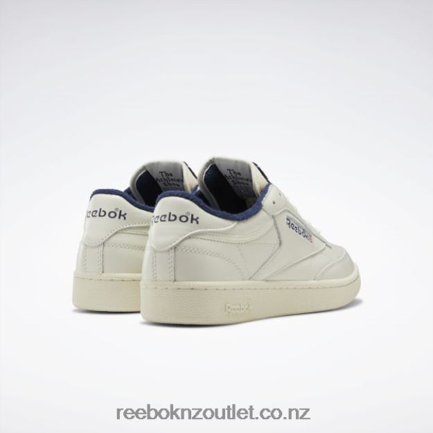 Chalk/Alabaster/Vector Navy 2B462612 Club C 85 Vintage Shoes Reebok