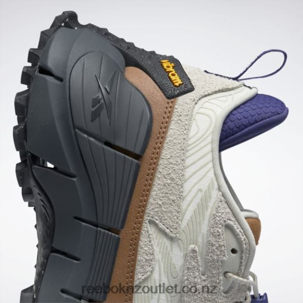 Chalk/Alabaster/Wild Brown 2B4626109 Zig Kinetica 2.5 Edge Shoes Reebok