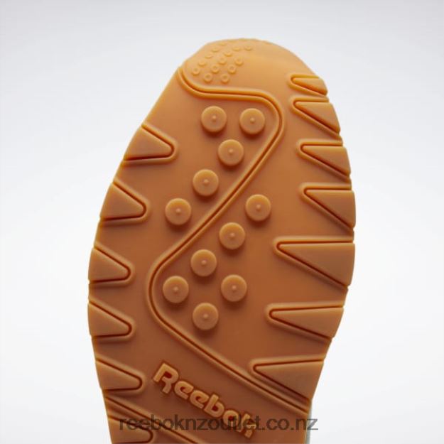 Chalk/Glen Green/Alabaster 2B4626591 Classic Leather Plus Shoes Reebok