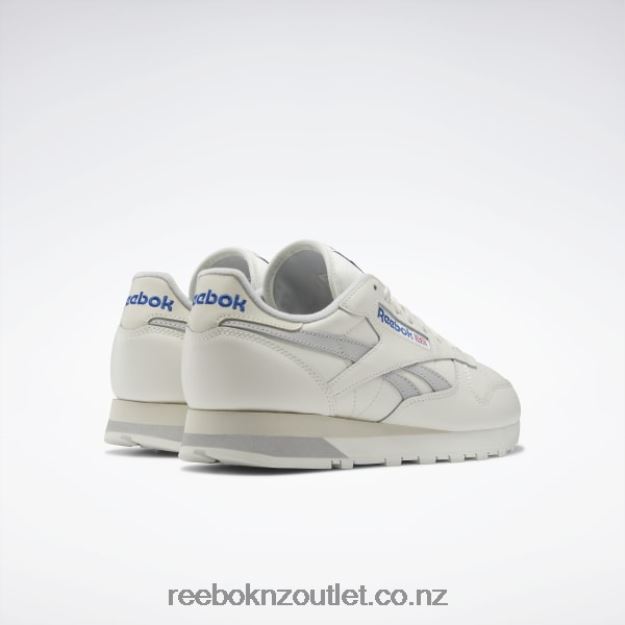Chalk/Lgh Solid Grey/Alabaster 2B4626125 Classic Leather Shoes Reebok