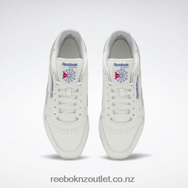 Chalk/Lgh Solid Grey/Alabaster 2B4626125 Classic Leather Shoes Reebok