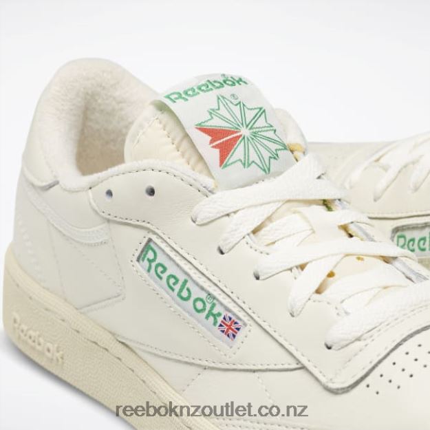 Chalk/Paperwhite/Glen Green 2B462611 Club C 85 Vintage Shoes Reebok