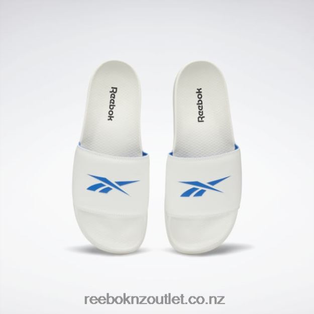 Chalk/Vector Blue/Core Black 2B4626465 Classic Slide Reebok