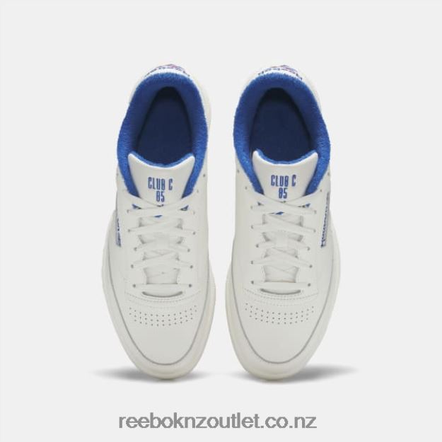 Chalk/Vector Blue/Vector Red 2B4626798 Club C 85 Shoes Reebok