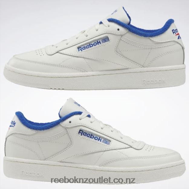 Chalk/Vector Blue/Vector Red 2B4626798 Club C 85 Shoes Reebok
