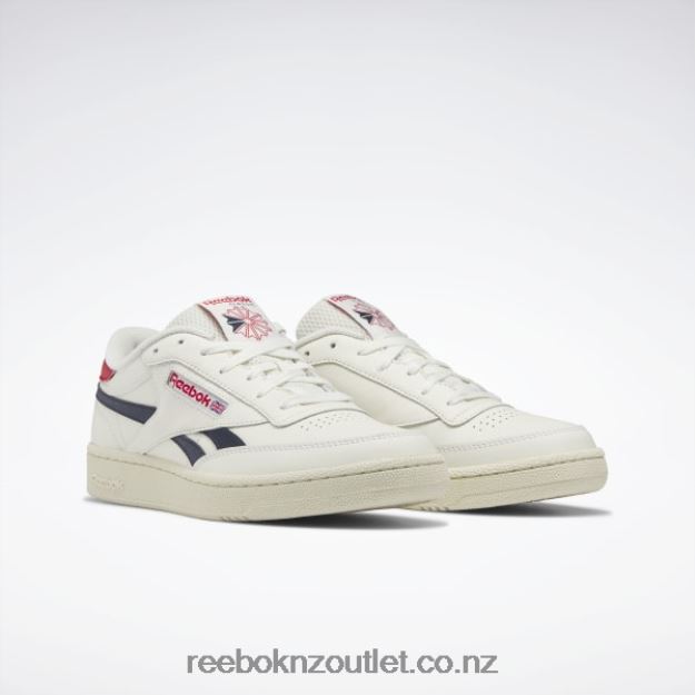 Chalk/Vector Navy/Vector Red 2B462674 Club C Revenge Shoes Reebok