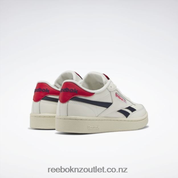 Chalk/Vector Navy/Vector Red 2B462674 Club C Revenge Shoes Reebok