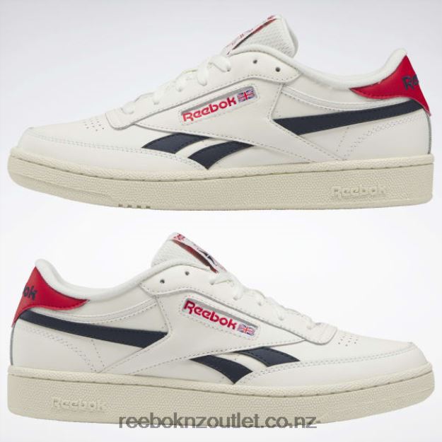 Chalk/Vector Navy/Vector Red 2B462674 Club C Revenge Shoes Reebok