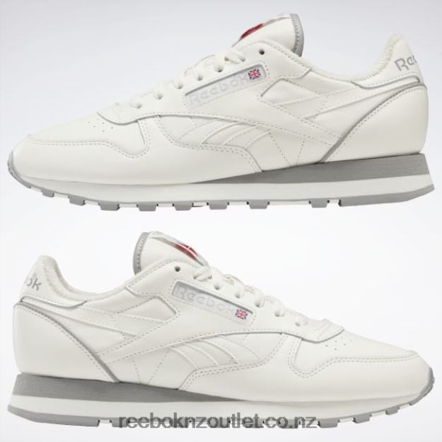 Chalk/Vector Red 2B4626767 Classic Leather 1983 Vintage Shoes Reebok