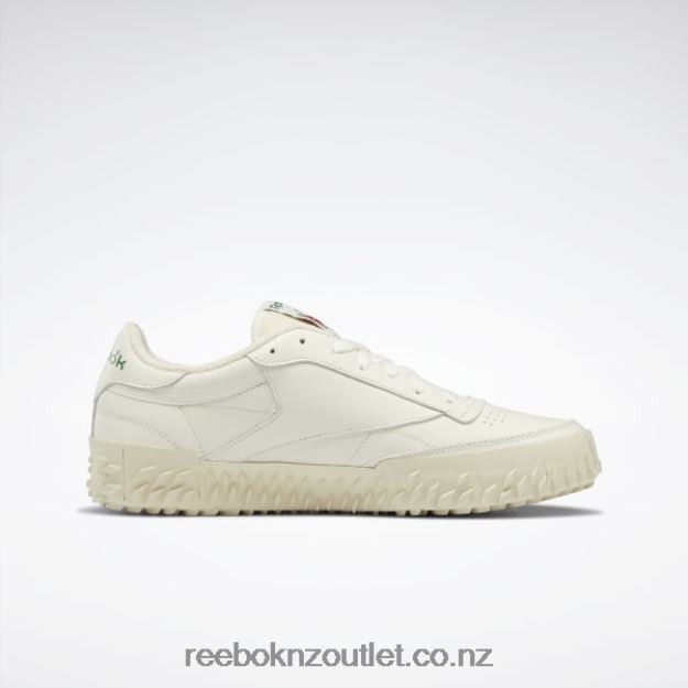Chalk/Vintage Chalk S23-R/Glen Green 2B4626306 Club C Vibram Shoes Reebok