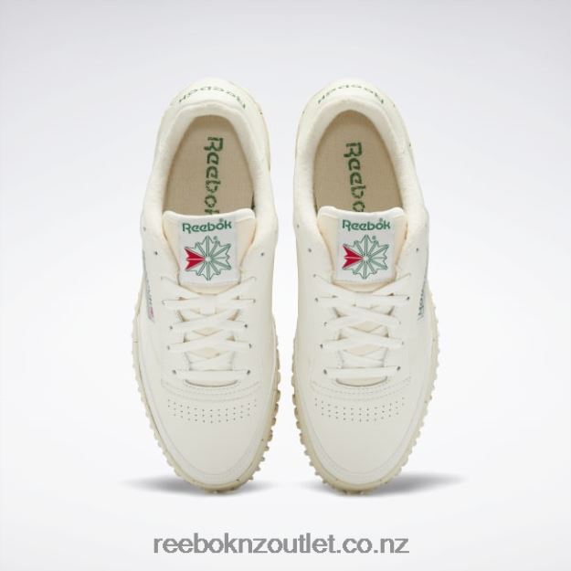Chalk/Vintage Chalk S23-R/Glen Green 2B4626306 Club C Vibram Shoes Reebok