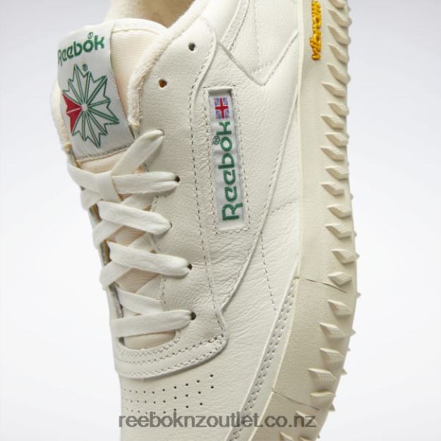 Chalk/Vintage Chalk S23-R/Glen Green 2B4626306 Club C Vibram Shoes Reebok