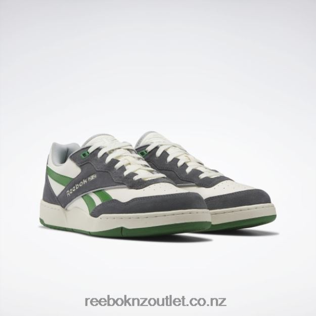 Classic White/Pure Grey 7/Glen Green 2B462685 BB 4000 II Basketball Shoes Reebok