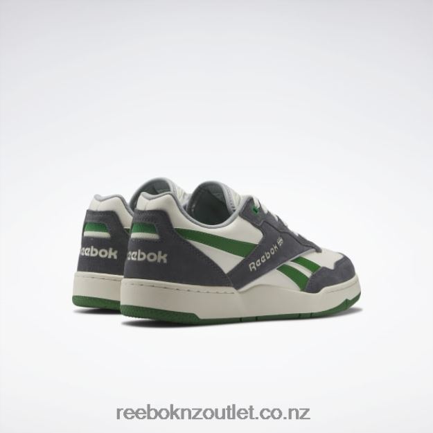 Classic White/Pure Grey 7/Glen Green 2B462685 BB 4000 II Basketball Shoes Reebok