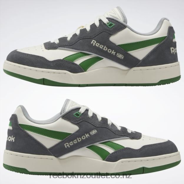 Classic White/Pure Grey 7/Glen Green 2B462685 BB 4000 II Basketball Shoes Reebok