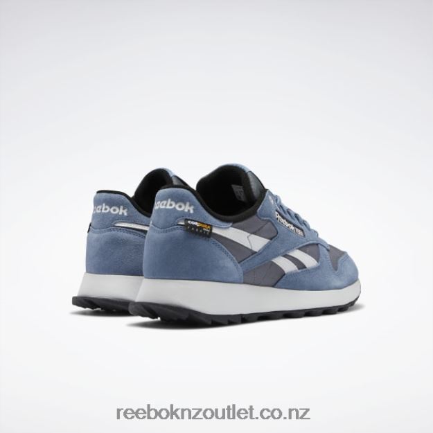 Cold Grey 6/Blue Slate/Core Black 2B462639 Classic Leather Shoes Reebok
